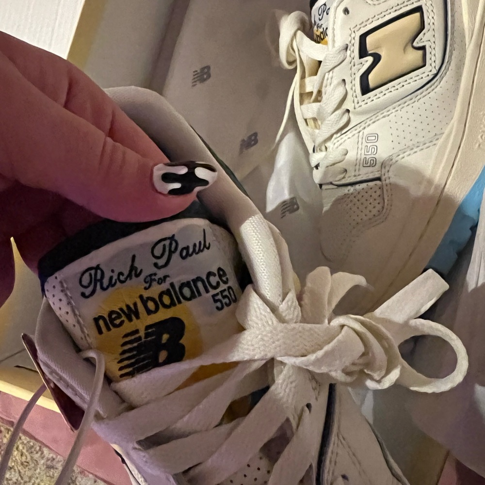 Rich Paul x New Balance 550 Women's 6 Tennis Shoe Sneaker Pickleball Badminton - Picture 4 of 4